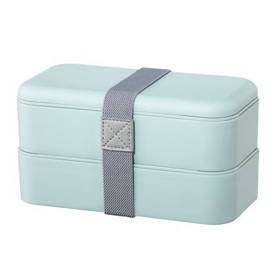 Hama 181595 1x2 Hama Lunchbox stapelb. 500ml auslaufsicher, pastellbl. 181595