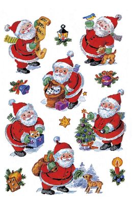 Herma 3888 Sticker DECOR Lustiger Nikolaus(P)