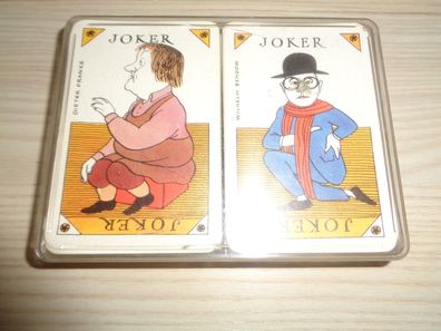 Kartenspiel - Rommé, Canasta , Bridge- DDR Karten, vollständig-Lustige Karikaturen