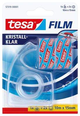 Tesa 57319-00001-04 tesa Easy Cut Handabroller + 2x tesafilm 10m 15mm