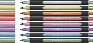 Schneider ML02011502 020 Fineliner farbsortiert 1,0 - 2,0 mm 8St