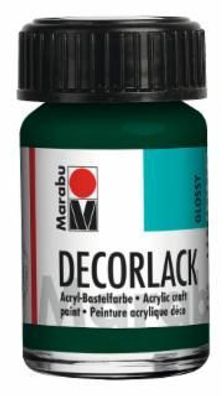 Marabu 1130 39 075 Decorlack Acryl, Tannengrün 075, 15 ml