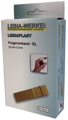 Leina-Werke 72000 Fingerverband - 50 Stück lose, 12 cm x 2 cm elastisch