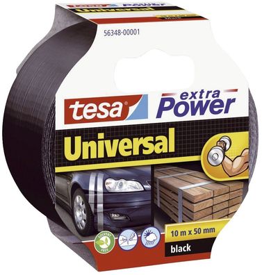 tesa® 56348-00000-06 Gewebeklebeband extra Power® Universal, 10 m x 50 mm, silber