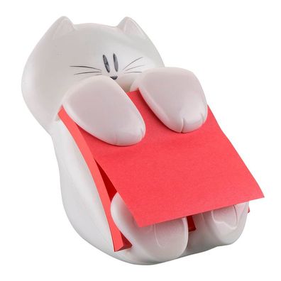 Post-it Cat-330 Z-Notes Spender "Katze" weiß bestü?ckt