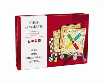 ASS 225 70310 Spielesammlung Senioren mit extra großen Spielsteinen