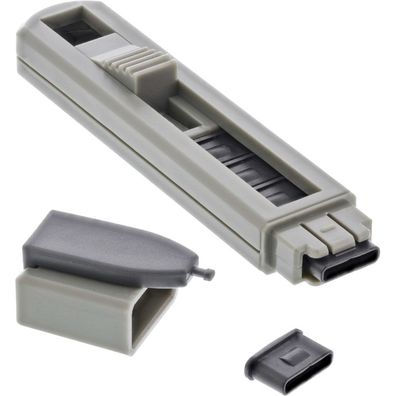InLine® 55724 USB Typ-C Portblocker, blockt bis zu 6 Ports