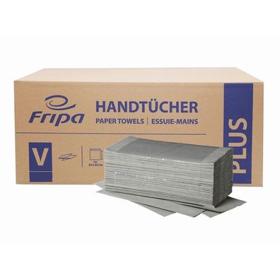 Fripa 4011104 Fripa Papierhandtücher 4011104 Plus Zick-Zack-Falzung 1-lagig 5.000