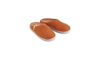 egos Filz Pantoffel Hausschuh slip on simple aus Schafwolle Clay