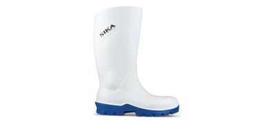 SIKA Footwear White PU Safety Stiefel S4 SRC 902602