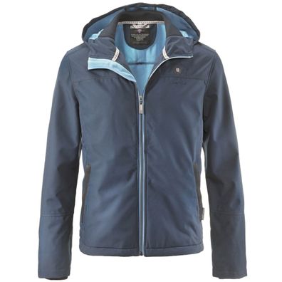 Terrax Herren Softshelljacke retroblau-jeans (Gr. M)