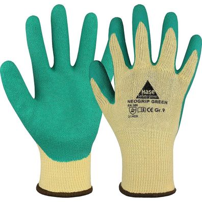 Neogrip GREEN Montagehandschuh aus BW/Polyesterstrick/Latex (Gr. 10)