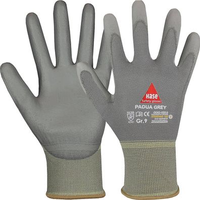 PADUA GREY Montagehandschuh aus Nylon/PU (Gr. 8)