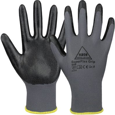 SuperFlex GRIP Montagehandschuh aus Polyester/Nitril (Gr. 10)