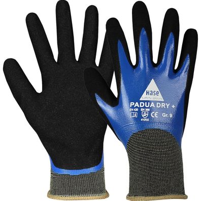 PADUA DRY+ Montagehandschuh aus Nylon/Nitril/Nitrilschaum (Gr. 10)