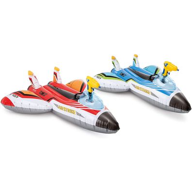 INTEX 57536NP RideON "Water Gun Plane" 117x117cm Kinder aufblasbar Badespaß