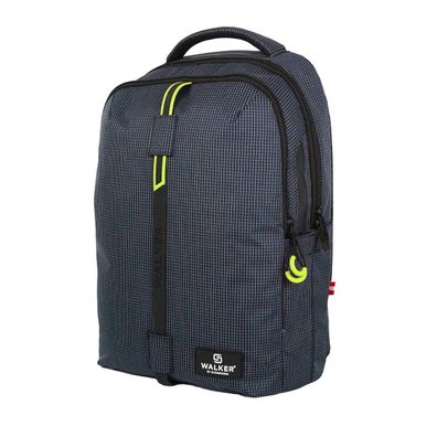 walker® 42125-358 Schulrucksack Elite - grid navy