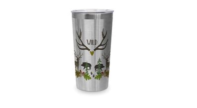 ppd Paperproducts Design Travel Mug Steel aus rostfreiem Edelstahl 430 ml