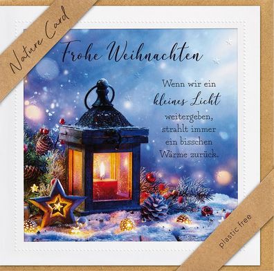 bsb 22-6924-2 Weihnachtskarte - Natur Card, inkl. Umschlag