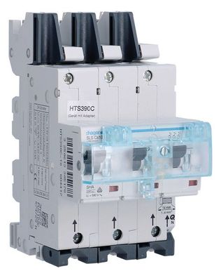 1St. Hager HTS390C SLS-Schalter 3P Cs-100A Sammelschiene QC