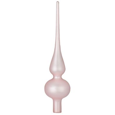 Christbaumspitze 26cm Soft Simplicity light rose matt