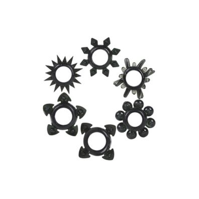 Doc Johnson - Tower Of Power - Cockring Set - 6 Pieces