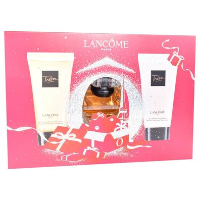 Lancome Tresor 30ml Eau de Parfum Bodylotion Duschgel – Damen Geschenkset