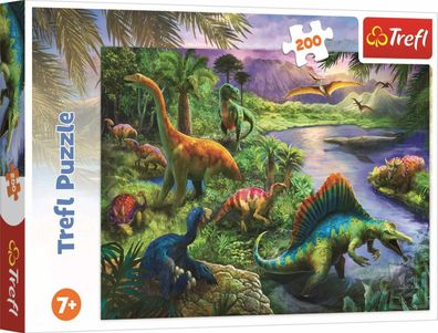 Trefl 13281 Puzzle Dinosaurier - 200 Teile