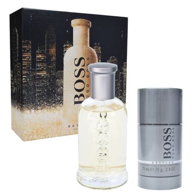 Hugo Boss Bottled Eau de Toilette 200 ml + 70 ml Deo Stick XXL Herren Duft Geschenkse