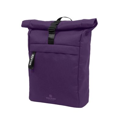 walker® 42263-334 Rucksack Classic Roll Top - purple velvet