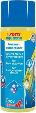 Sera Aquatan 500ml Wasseraufbereiter für Fischgerechtes Aquariumwasser