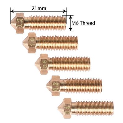 Volcano Düse Nozzle, Messing, Brass, 0,2 - 1,2 mm, Sidewinder X1 X2 Genius Vyper