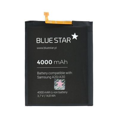 Bluestar Akku Ersatz kompatibel mit Samsung GALAXY A20/A30/A30S/A50 4000mAh Li-lon