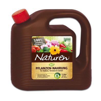 Naturen Bio Pflanzen-Nahrung - 2 Liter