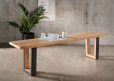 Esszimmerbank 180x38cm "Trondheim" Akazie massiv