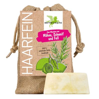 B & E HaarFein - Seife für Mähne, Schweif und Fell - 100 g