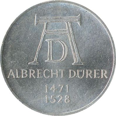 BRD 5 DM 1971 D Albrecht Dü?rer Silber*