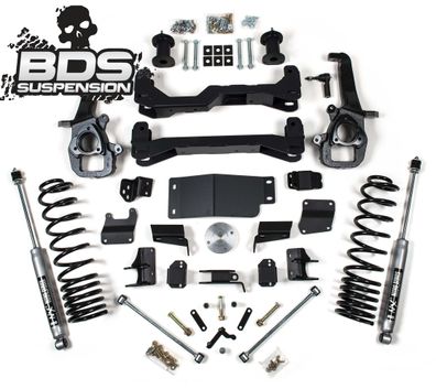 4" BDS SuperSize Höherlegungs Fahrwerk RAM 1500 außer Rebel (Gen.5) mit 20" m