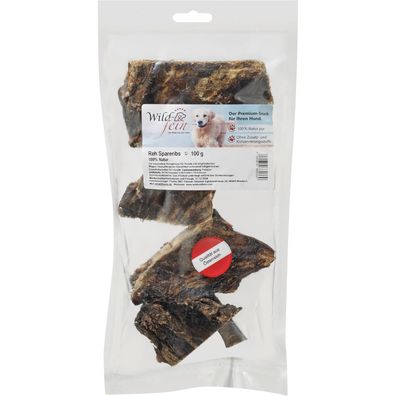 Wild & Fein Rehrippen 100 g - Spareribs für Hunde