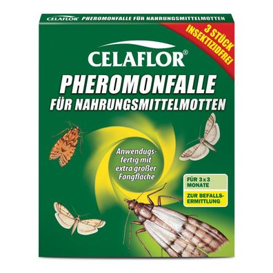 Celaflor Pheromon-Falle für Nahrungsmittelmotten - 3 Stück