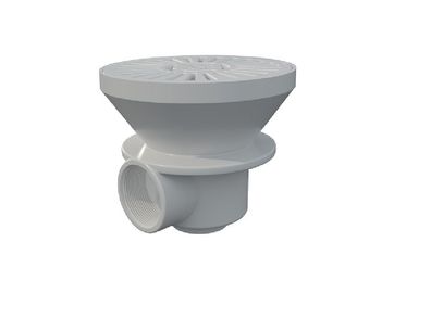 Astral Pool Bodenablauf für Beton/Fliesenbecken 180 mm weiss