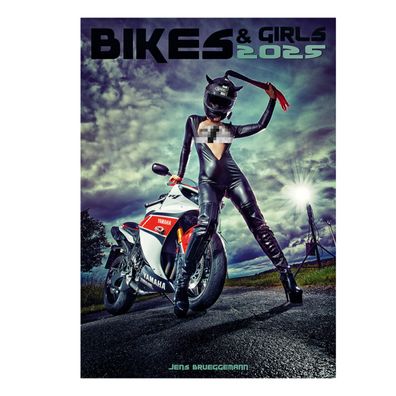 Kalender 2025 - Bikes & Girls: Ästhetische Aktfotografie mit Motorrädern (Erotikka