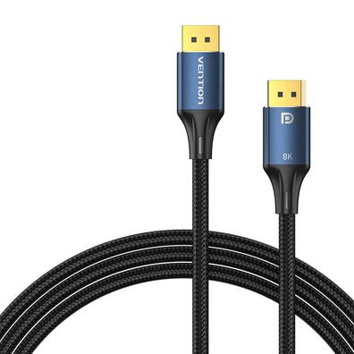 DisplayPort 1.4 Kabel 5m, 8K 60Hz/ 4K 120Hz (blau)