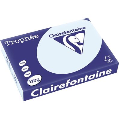 Clairalfa Universal-Papier Troph‚e, A4, 120 g/qm, hellblau