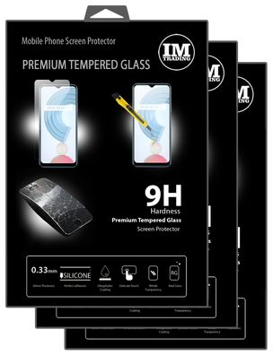 cofi1453 3X Panzer Schutz Glas 9H Tempered Glass Display Schutz Folie Display