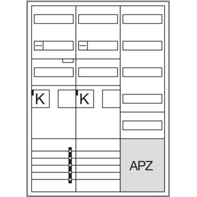 1St. Hager ZB33SEH25LS KS universZ 2ZP BKE-I OKK H=1100mm 3-f