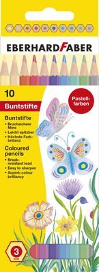 Eberhard FABER 514810 Buntstiftetui Pastell Farbstifte, 3mm, sortiert