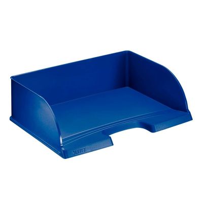 4x LEITZ 5219-00-35 Briefablage Plus Jumbo DIN A4 quer Polystyrol blau