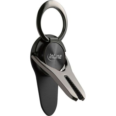 InLine® 55266S Smartphone 3in1 Smartclip KFZ-Halter, Ständer, Finger Halterung,
