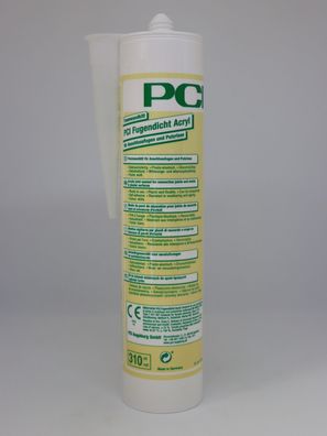 PCI Fugendicht 310 ml Weiß Fugen-Dichtmasse Maleracryl Bauacryl Trennwandkitt Sika